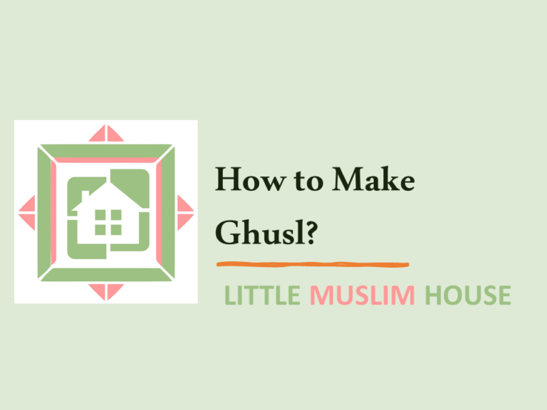 How to Make Ghusl According to Sunnah? Little Muslim House